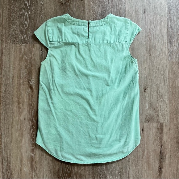 J. Crew Cap Sleeve Woven Blouse - Picture 4 of 6